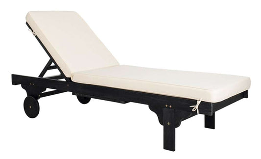 Safavieh - Newport Lounge Chair - Black - Beige - PAT7022G veiw 1