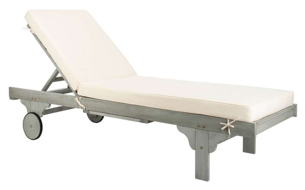 Safavieh - Newport Lounge Chair - Grey - Beige - PAT7022H veiw 1