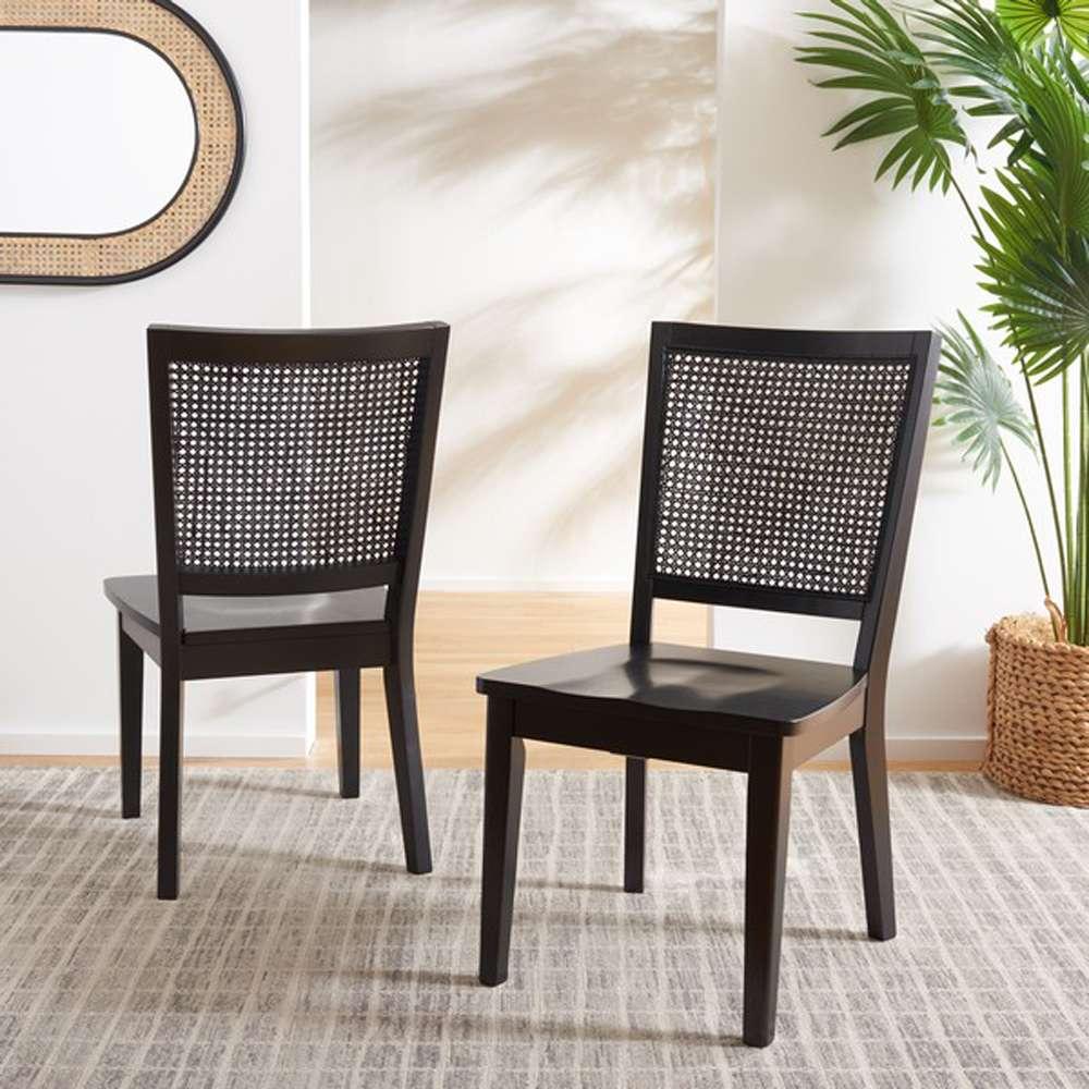 Safavieh - Margo Dining Chair - Black  (Set of 2) - DCH1012D-SET2 veiw 2