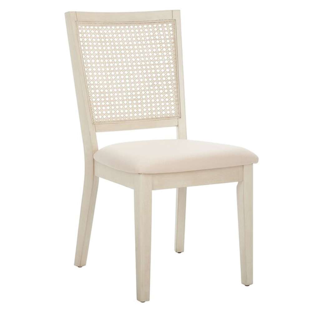 Safavieh - Margo Dining Chair - White Washed - Beige  (Set of 2) - DCH1012A-SET2 veiw 3