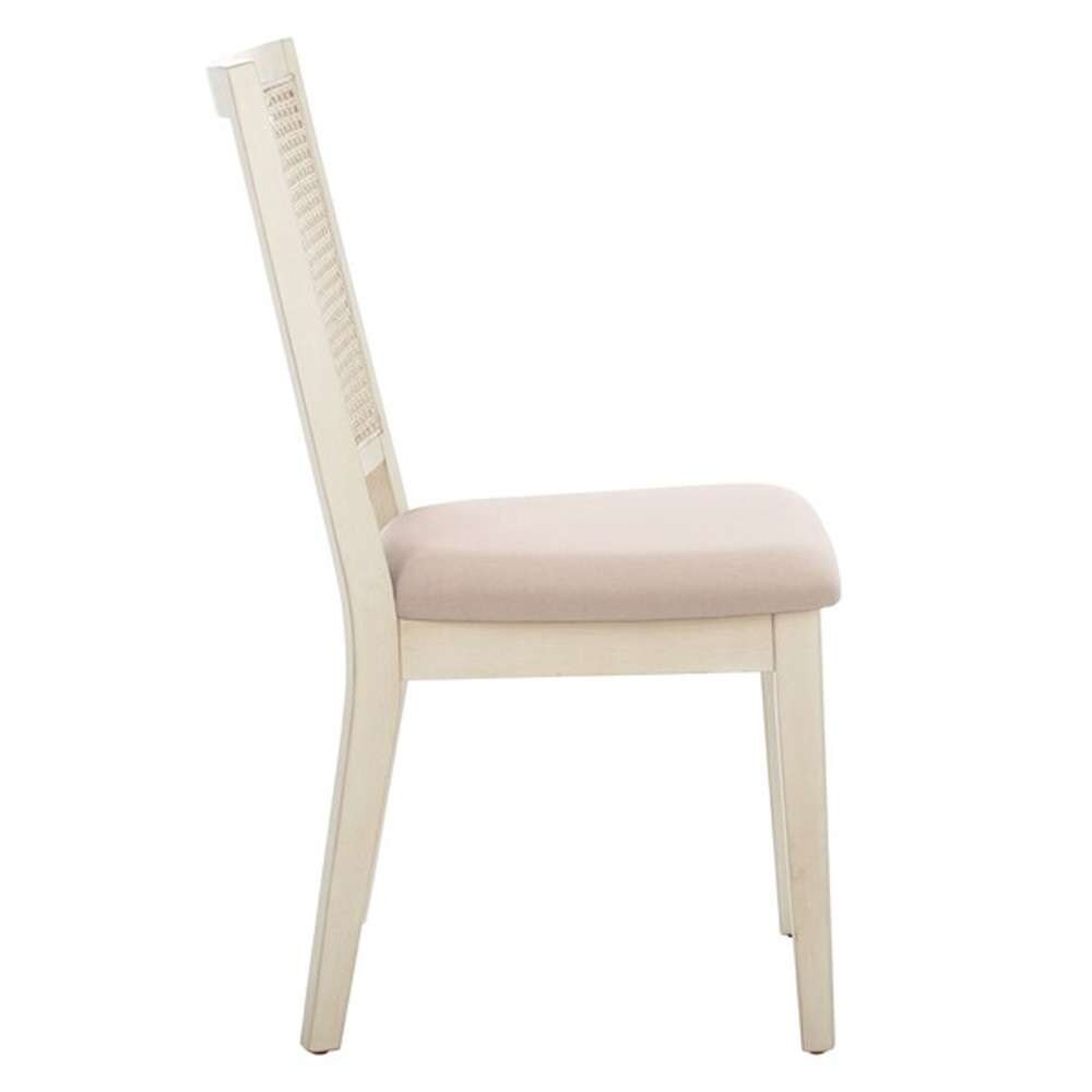Safavieh - Margo Dining Chair - White Washed - Beige  (Set of 2) - DCH1012A-SET2 veiw 4