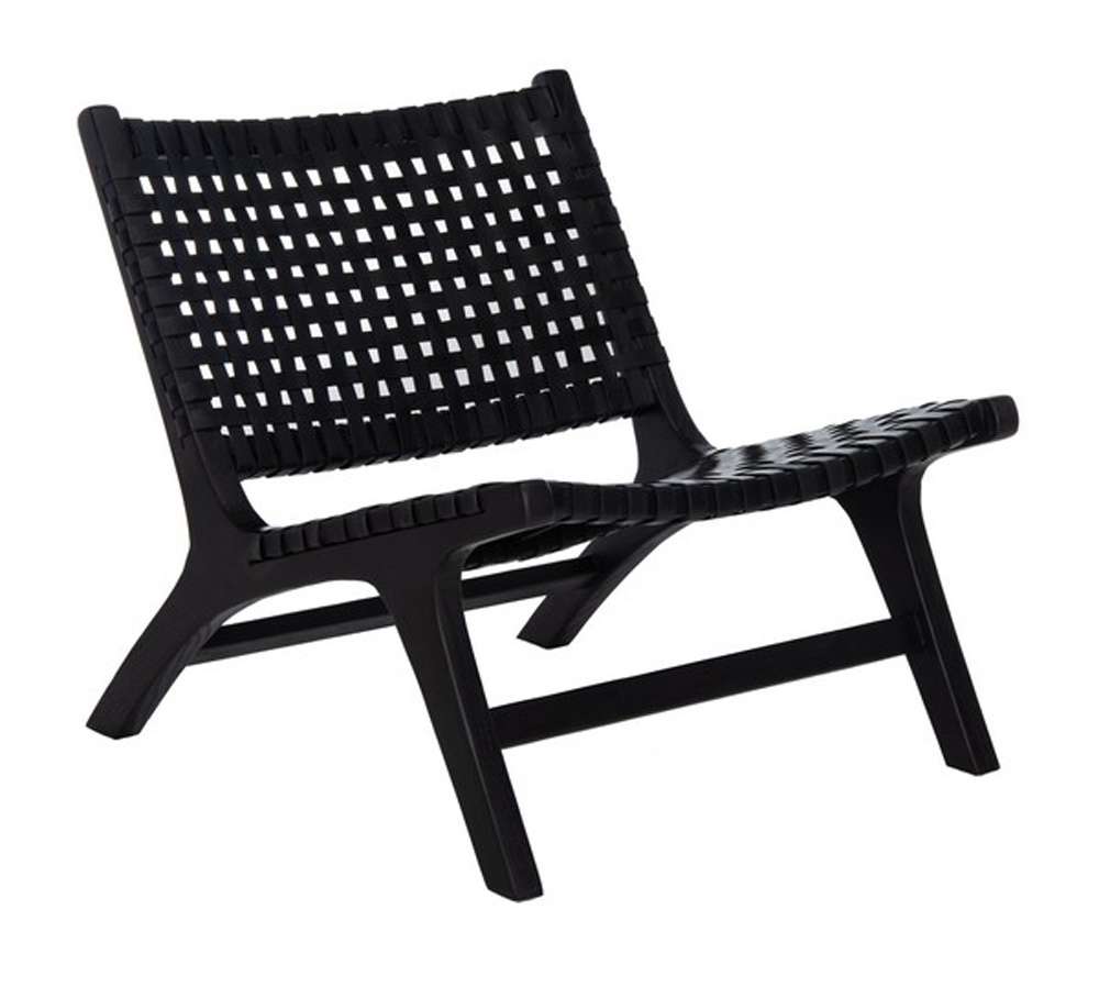 Safavieh - Luna Accent Chair - Black - Black - ACH1002D veiw 3