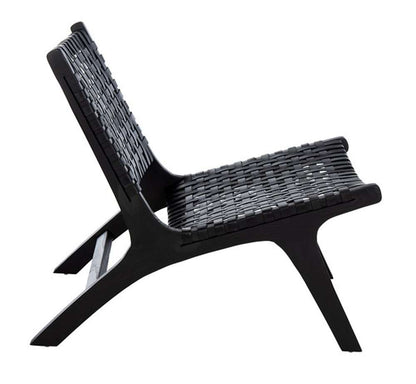 Safavieh - Luna Accent Chair - Black - Black - ACH1002D veiw 4