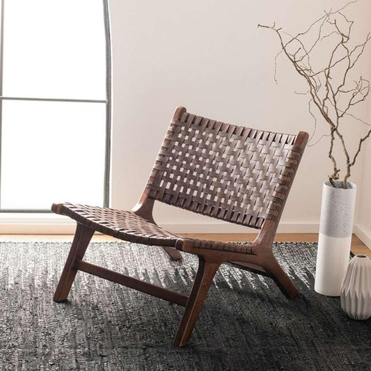 Safavieh - Luna Accent Chair - Brown - Brown - ACH1002C veiw 2