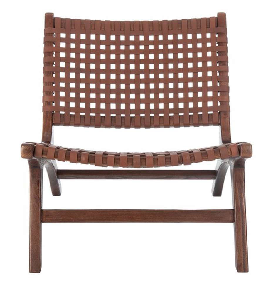 Safavieh - Luna Accent Chair - Cognac - Brown - ACH1002B veiw 1