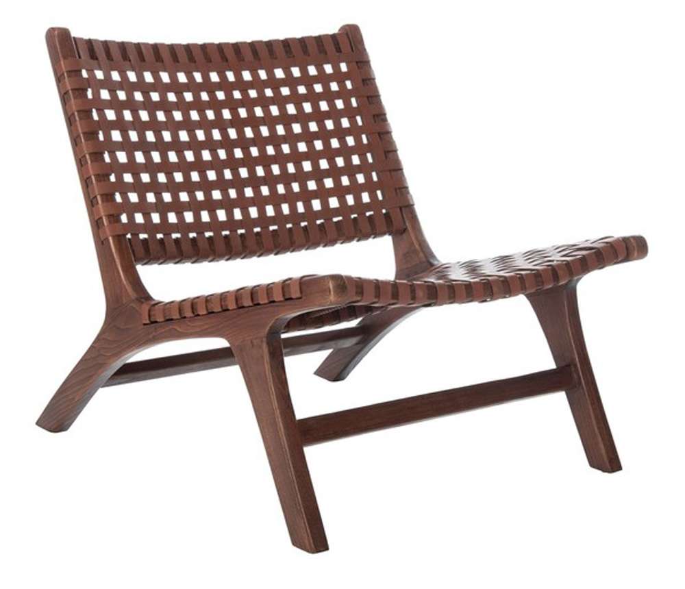 Safavieh - Luna Accent Chair - Cognac - Brown - ACH1002B veiw 3