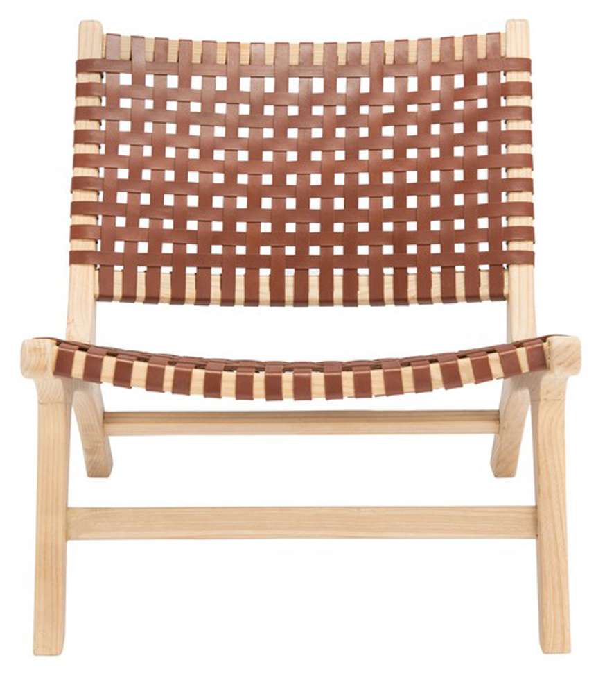 Safavieh - Luna Accent Chair - Cognac - Natural - ACH1002E veiw 1