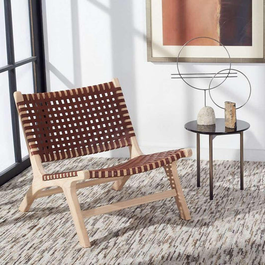 Safavieh - Luna Accent Chair - Cognac - Natural - ACH1002E veiw 2