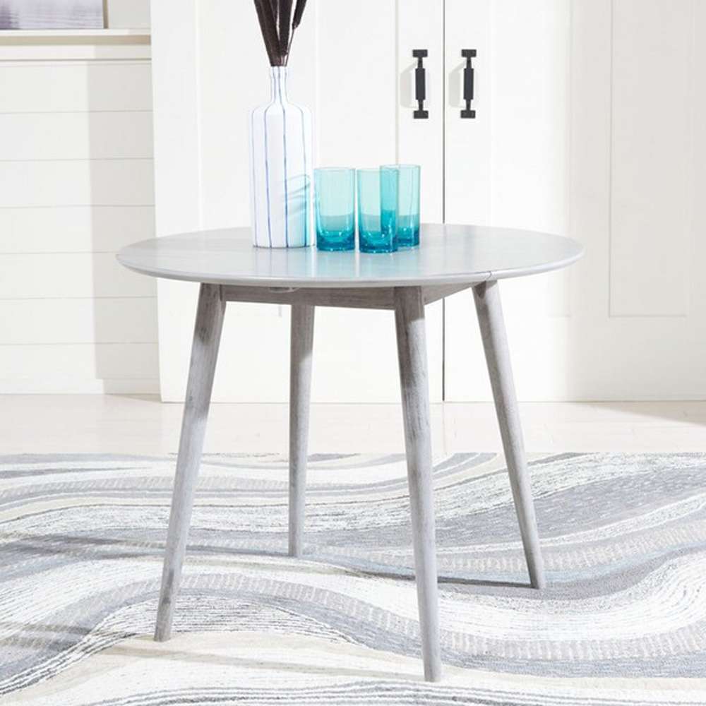 Safavieh - Lovell Folding Round Dining Table - Light Grey - DTB1401B veiw 2