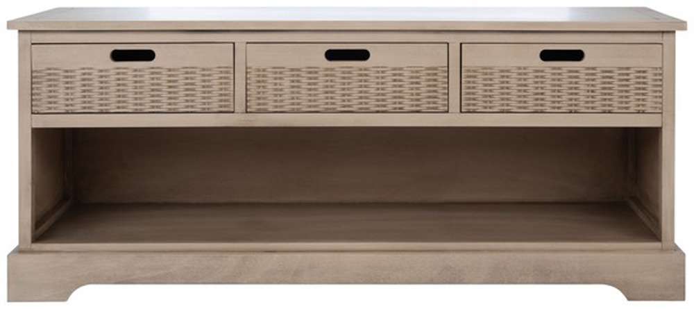 Safavieh - Landers 3Drw Storage Bench - Sand - BCH5701D veiw 1