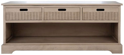 Safavieh - Landers 3Drw Storage Bench - Sand - BCH5701D veiw 1