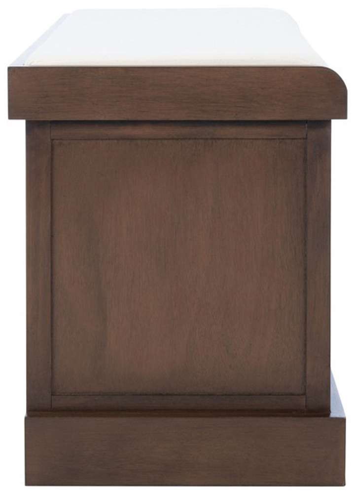Safavieh - Landers 2Drw Cushion Bench - Brown - BCH5702C veiw 3