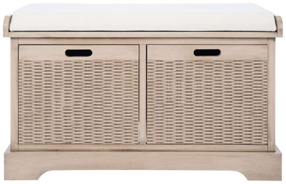 Safavieh - Landers 2Drw Cushion Bench - Sand - BCH5702D veiw 1