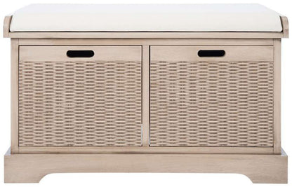 Safavieh - Landers 2Drw Cushion Bench - Sand - BCH5702D veiw 1