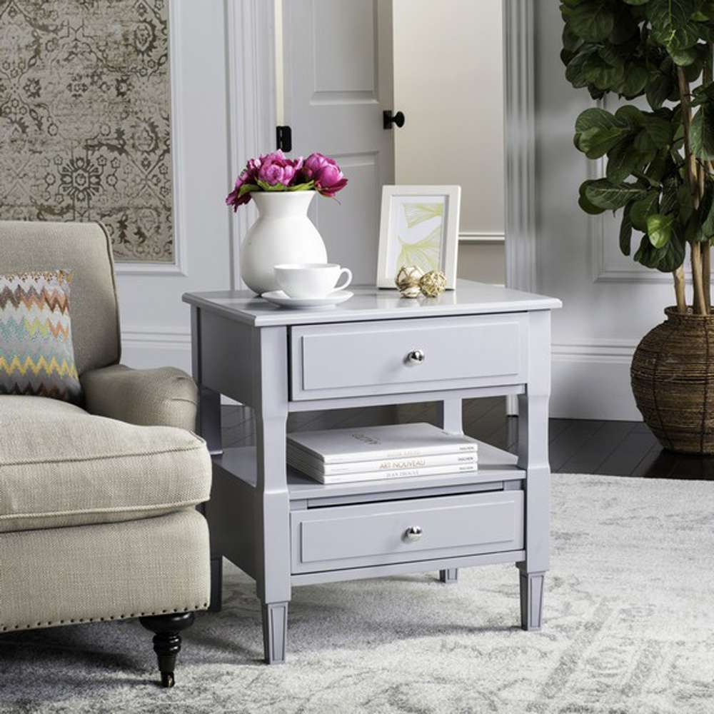 Safavieh - Jenson Side Table - Grey - FOX6277C veiw 2