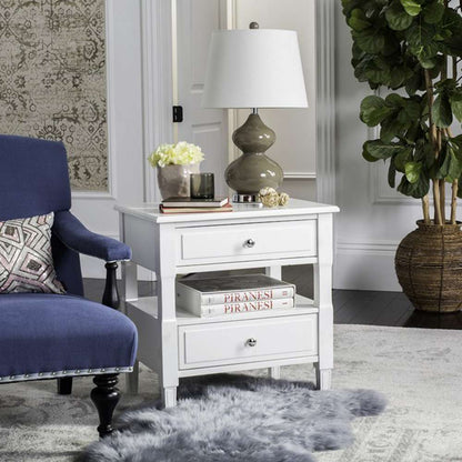 Safavieh - Jenson Side Table - White - FOX6277A veiw 2