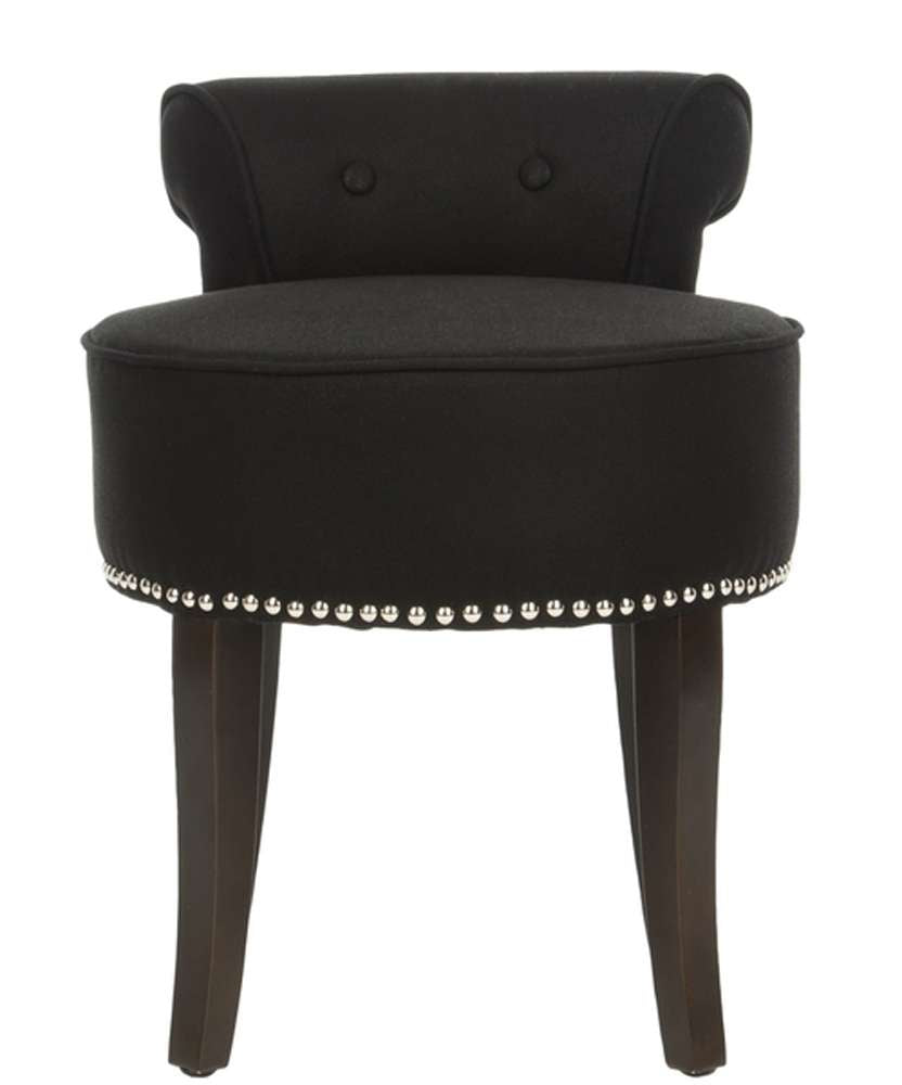 Safavieh - Georgia Vanity Stool - Black - MCR4546J veiw 1