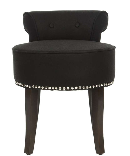 Safavieh - Georgia Vanity Stool - Black - MCR4546J veiw 1