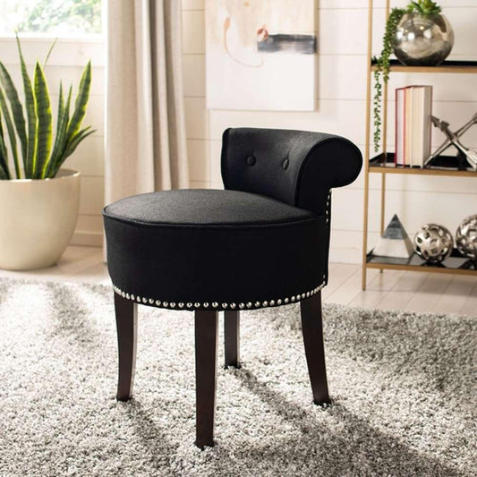 Safavieh - Georgia Vanity Stool - Black - MCR4546J veiw 2