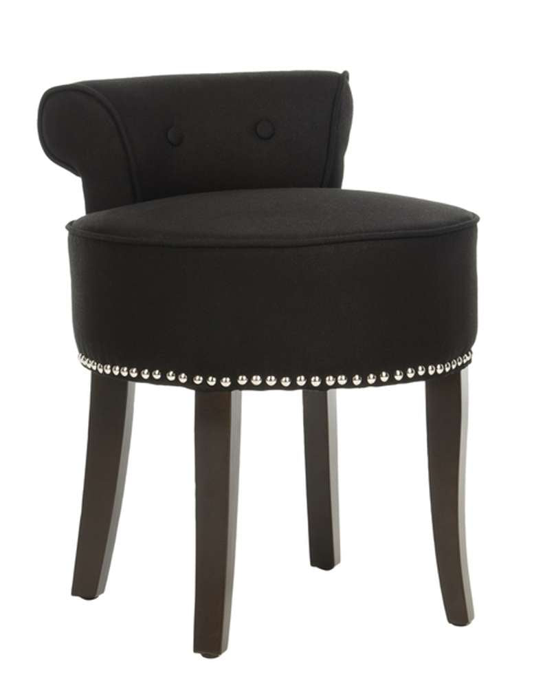 Safavieh - Georgia Vanity Stool - Black - MCR4546J veiw 3