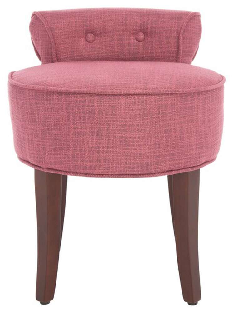 Safavieh - Georgia Vanity Stool - Rose - MCR4546C veiw 1