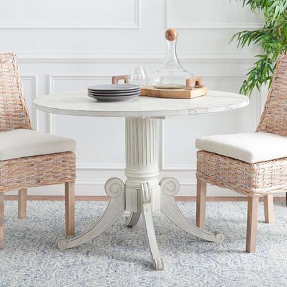 Safavieh - Forest Drop Leaf Dining Table - Antique White - DTB1000A veiw 2