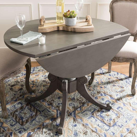 Safavieh - Forest Drop Leaf Dining Table - Grey Wash - DTB1000C veiw 2