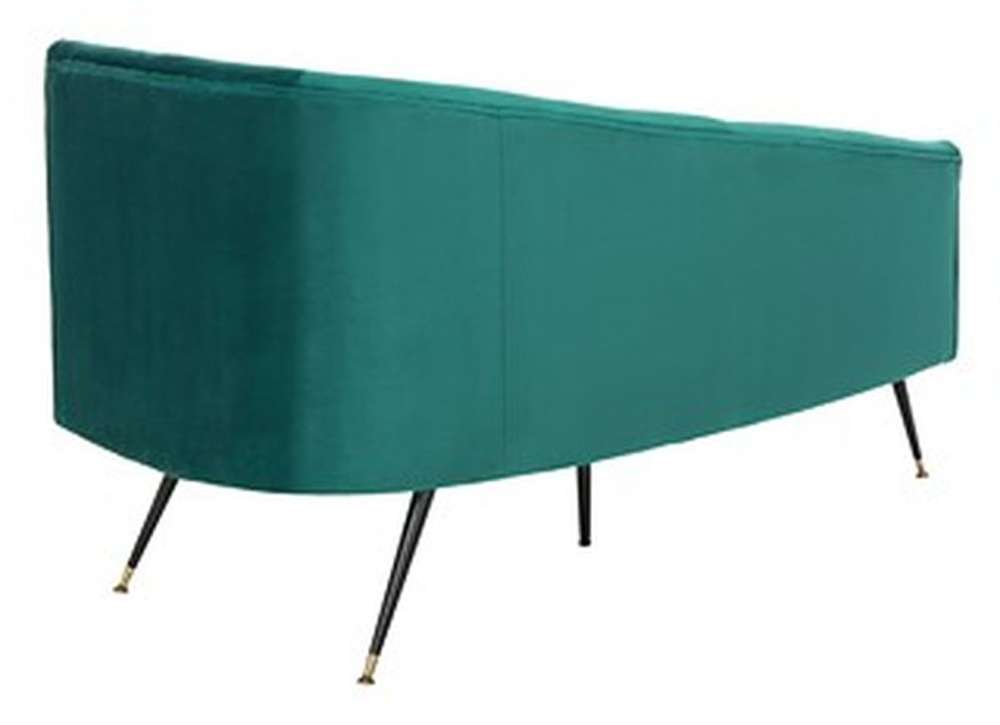 Safavieh - Evangeline Parisian Settee - Emerald - Black - LVS6300D veiw 1