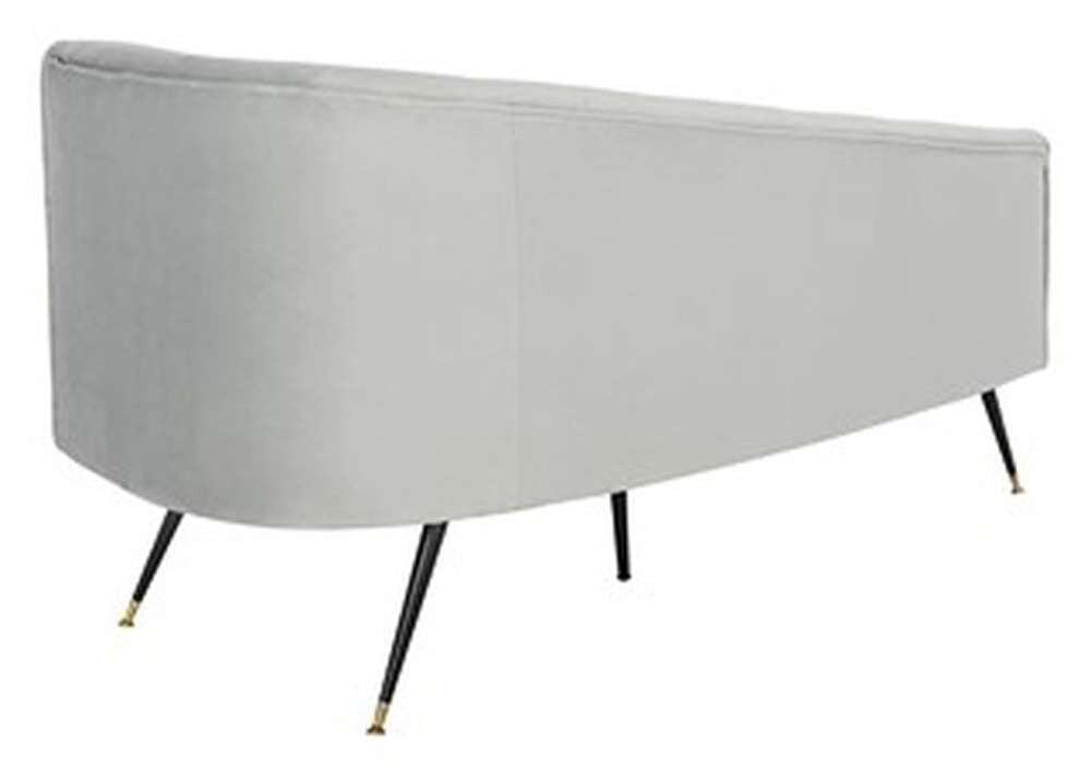 Safavieh - Evangeline Parisian Settee - Grey - Black - LVS6300B veiw 1
