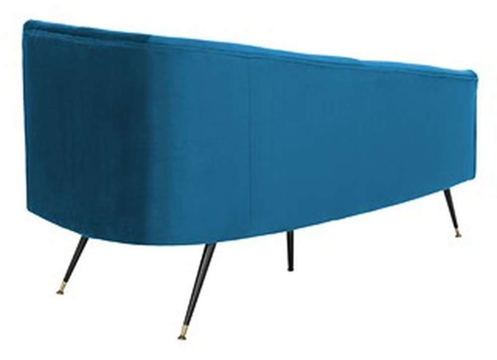 Safavieh - Evangeline Parisian Settee - Navy - Black - LVS6300C veiw 1