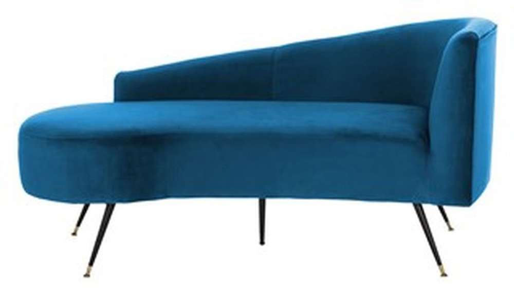 Safavieh - Evangeline Parisian Settee - Navy - Black - LVS6300C veiw 2