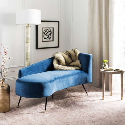 Safavieh - Evangeline Parisian Settee - Navy - Black - LVS6300C veiw 3