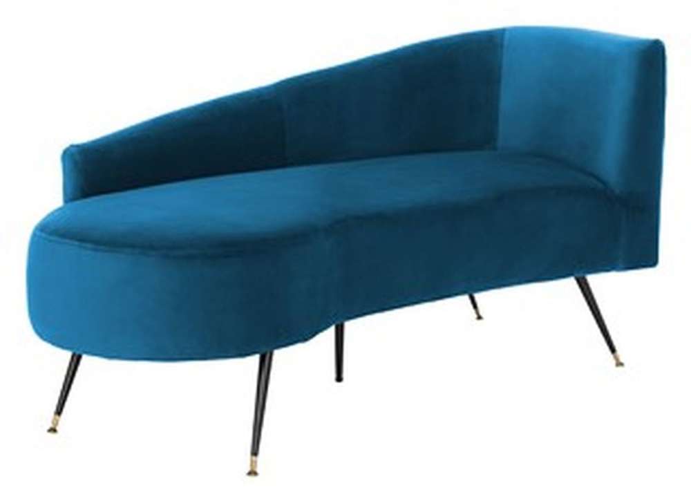 Safavieh - Evangeline Parisian Settee - Navy - Black - LVS6300C veiw 4