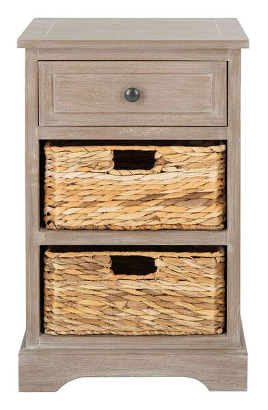 Safavieh - Carrie Side Table - White Washed - AMH5700G veiw 1