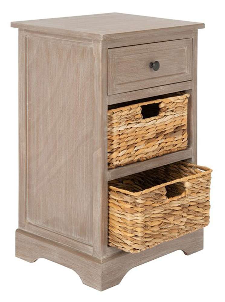 Safavieh - Carrie Side Table - White Washed - AMH5700G veiw 4