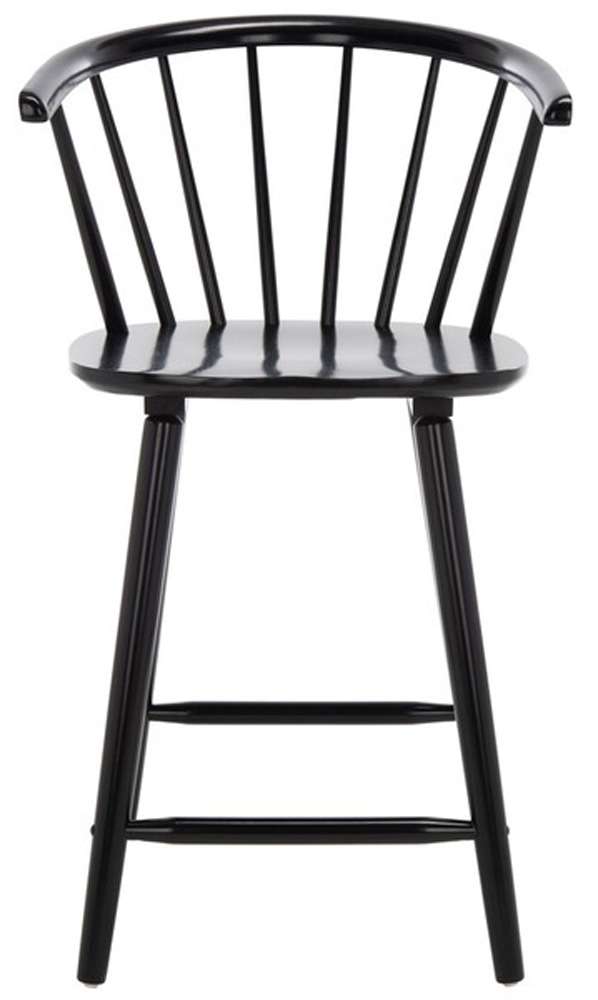 Safavieh - Blanchard Counter Stool - Black  (Set of 2) - BST8506A-SET2 veiw 1