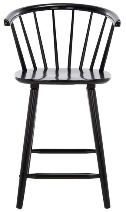 Safavieh - Blanchard Counter Stool - Black  (Set of 2) - BST8506A-SET2 veiw 1