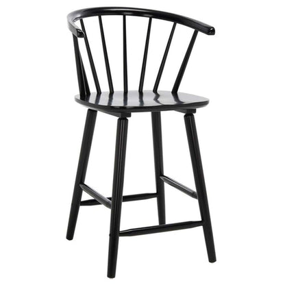 Safavieh - Blanchard Counter Stool - Black  (Set of 2) - BST8506A-SET2 veiw 3
