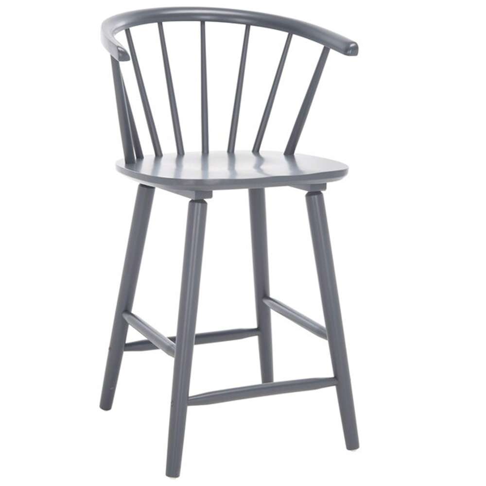 Safavieh - Blanchard Counter Stool - Grey  (Set of 2) - BST8506C-SET2 veiw 3