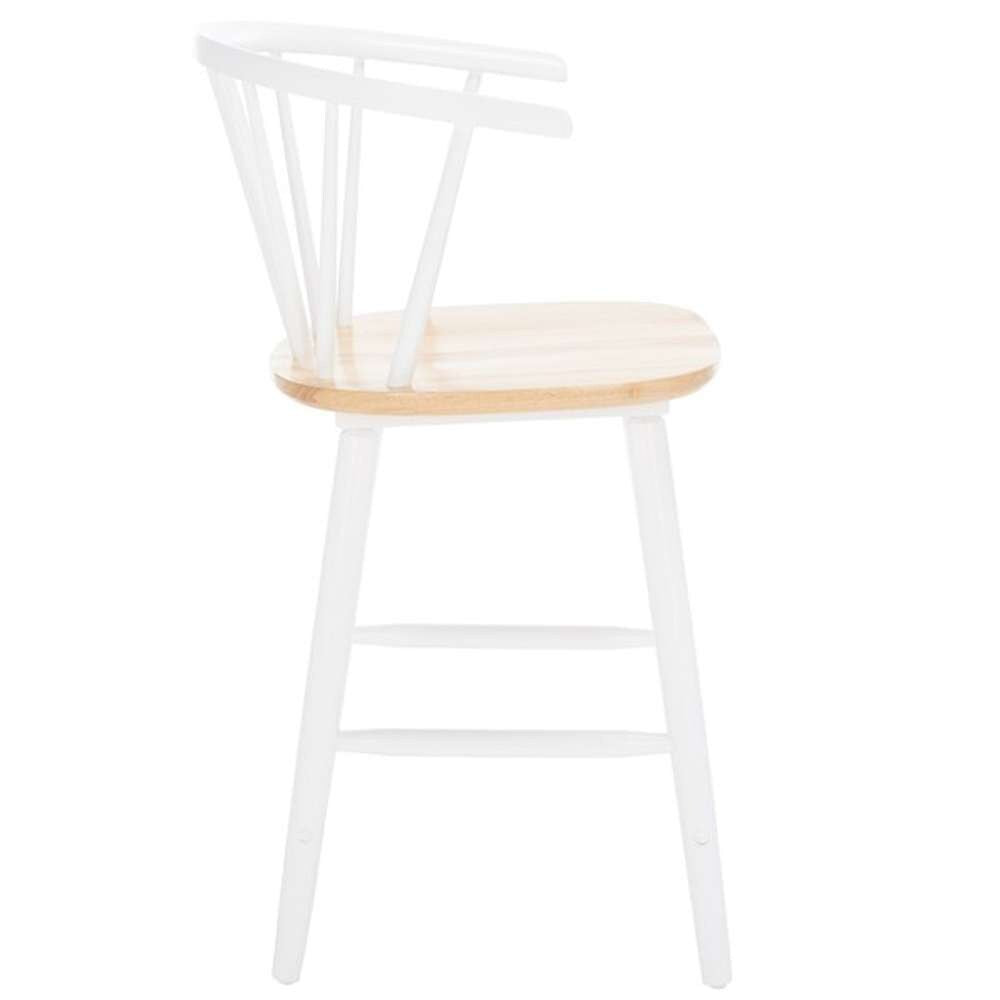 Safavieh - Blanchard Counter Stool - Natural - White  (Set of 2) - BST8506F-SET2 veiw 4