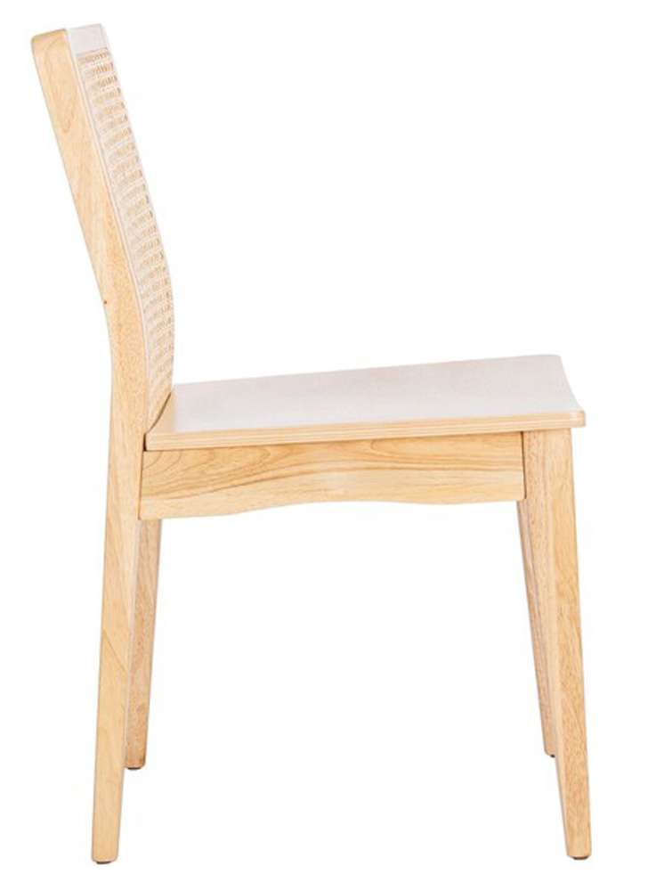 Safavieh - Benicio Rattan Dining Chair - Natural  (Set of 2) - DCH1005D-SET2 veiw 3