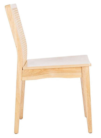 Safavieh - Benicio Rattan Dining Chair - Natural  (Set of 2) - DCH1005D-SET2 veiw 3