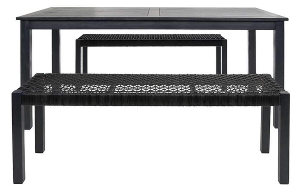 Safavieh - Aquina Dining Set - Black - Black - PAT7081C veiw 1
