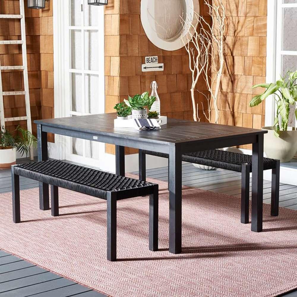 Safavieh - Aquina Dining Set - Black - Black - PAT7081C veiw 3