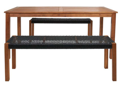 Safavieh - Aquina Dining Set - Natural - Black - PAT7081E veiw 1