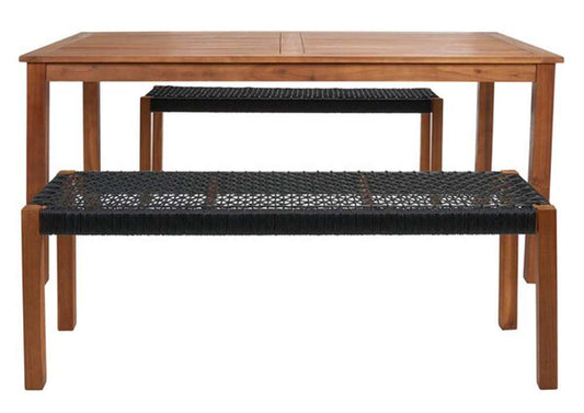 Safavieh - Aquina Dining Set - Natural - Black - PAT7081E veiw 1