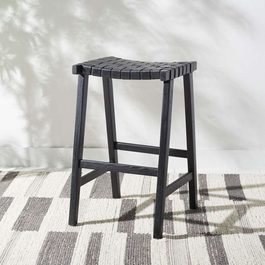 Safavieh - Abreu Rectangle Barstool - Black - BST1012G veiw 2