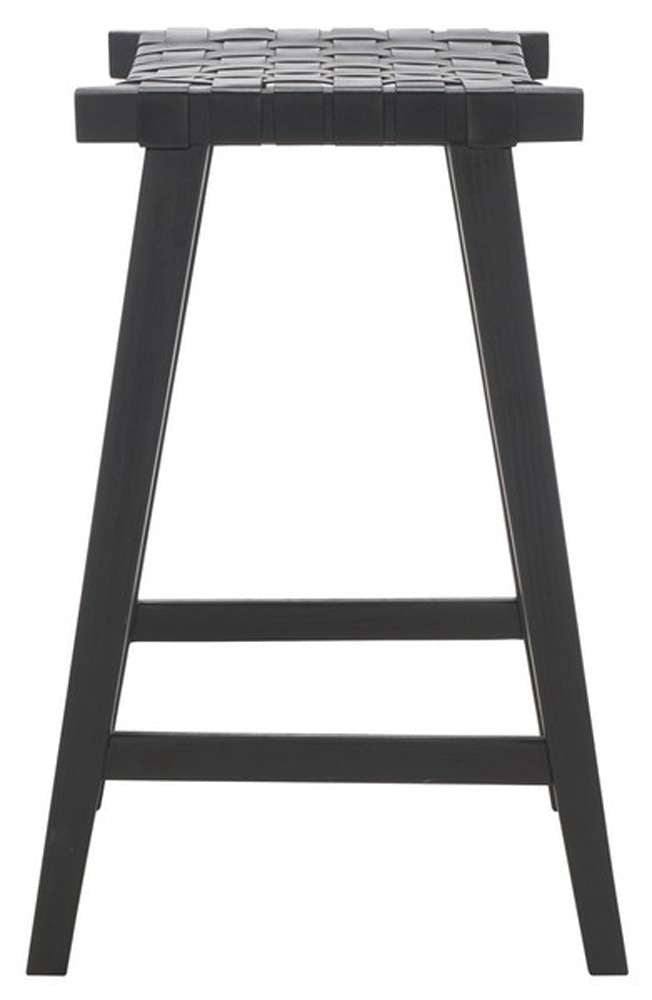 Safavieh - Abreu Rectangle Barstool - Black - BST1012G veiw 4