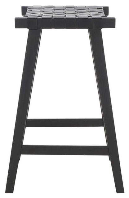 Safavieh - Abreu Rectangle Barstool - Black - BST1012G veiw 4