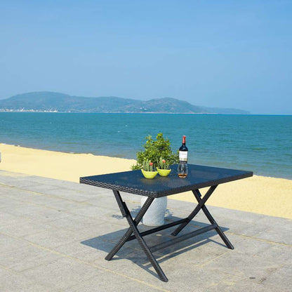 Safavieh - Akita Folding Table - Black - PAT7503A veiw 2